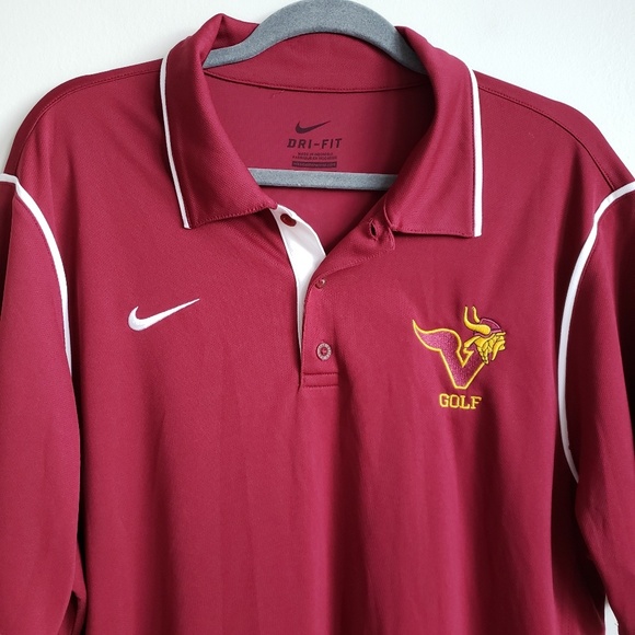 vikings golf shirt